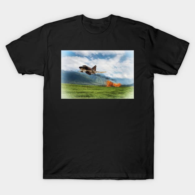 Phantom Bomb Run T-Shirt by aviationart